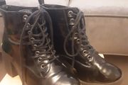 Boots/River Island .. Size: 5 UK Colour: Black Patent Leather .. Price Drop