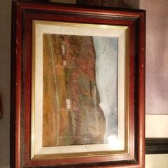 Original Irish Cottage Landscape Painting  Maureen Trainor