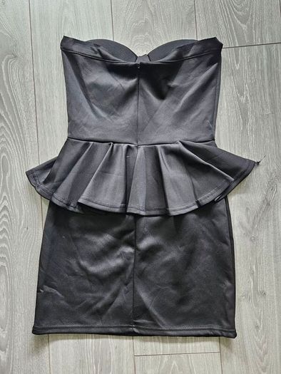 black gold stud dress
