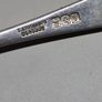 Antique 1895 Glasgow Solid Silver Teaspoons & Sugar Tongs Set in Original Box Image 4