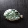 Genuine  Seraphinite Silver Large Pendant Image 7
