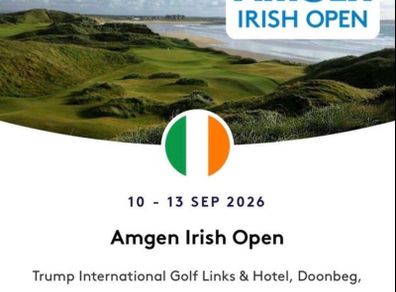Irish Open Golf General Admission Tickets - Sunday - 1 x Adult, 1 x Youth