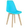 Dining Chairs 4 pcs Blue Plastic (Copy) Image 2