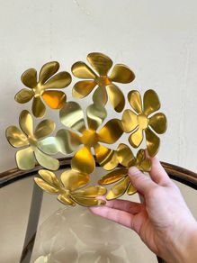 Vintage Ikea Brass Stockholm Fruit Bowl, Monica Mulder, Scandinavian