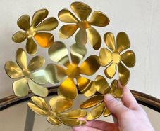 Vintage Ikea Brass Stockholm Fruit Bowl, Monica Mulder, Scandinavian