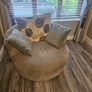 Large fabric corner sofa set Image 5