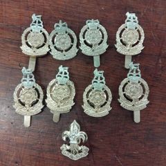 Vintage Metal Army Badges