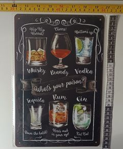 Cheers Tin Metal sign