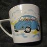 Vintage Love Bug Car Mug Image 2