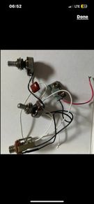 active pickups wiring volume tone jack socket electric guitar parts accessories