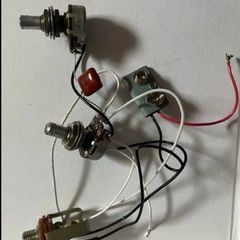 active pickups wiring volume tone jack socket electric guitar parts accessories