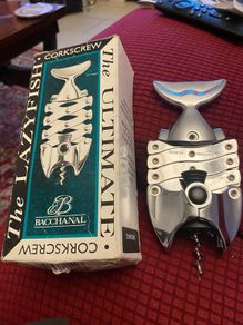 Vintage 'The Lazy Fish Corkscrew'