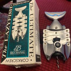 Vintage 'The Lazy Fish Corkscrew'