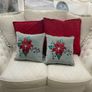 7 Decorative Christmas Cushions - Set of 7 Image 4