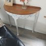 Half moon shaped side table Image 2