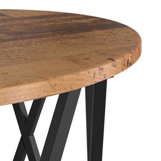 Coffee Table 2 pcs Old Wood Engineered Wood and Steel