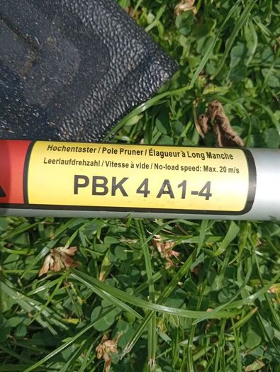 Parkside chainsaw pruner attachment PBK4 A1-4