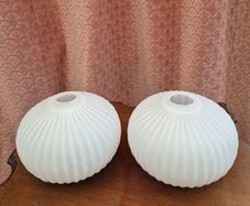 Mid Century Glass Ceiling shades