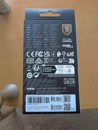 SSD Msi Spatium M480 Pro 2TB gen 4