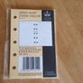 Lined Punched Note Paper / Yellow / Filofax etc Image 2