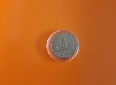 coin 1994 USA quater dollar in coin case