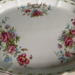 Reduced Royal Albert Flowers of the month dish