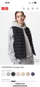 New Uniqlo Compact Puffer Gilet