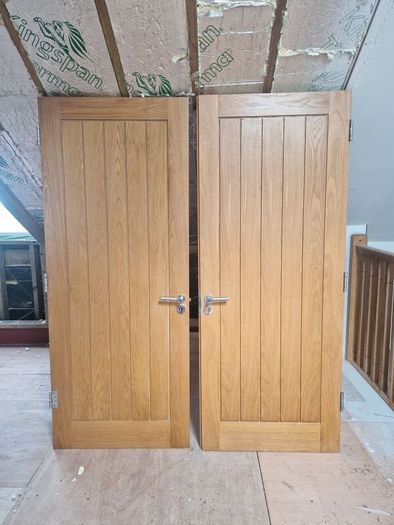 oak double doors