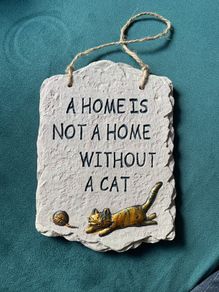 Decorative cat sign
