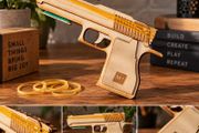 Handmade Wooden Rubber Band Toy