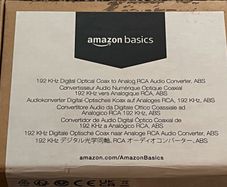 Amazon basics DAC + cables