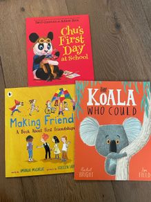 starting school making friends children books brand new