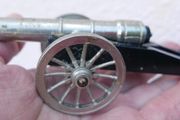 Metal Adjustable Cannon - GP 382 Model Italy - Collectible Cannon Replica with Moving Wheels - Made in Italy