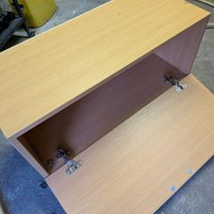 Two Oak cabinets
