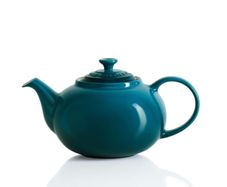 Le Creuset teapot in deep teal