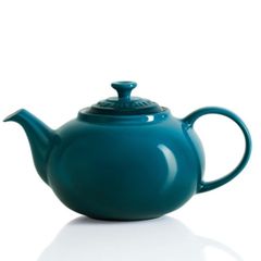 Le Creuset teapot in deep teal