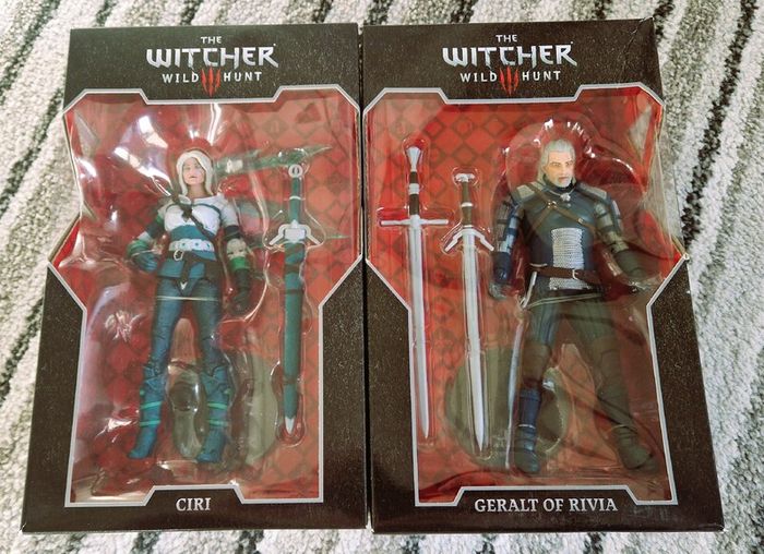 McFarlane The Witcher 3: Wild Hunt 7' Action Figure - Geralt + Ciri Bundle