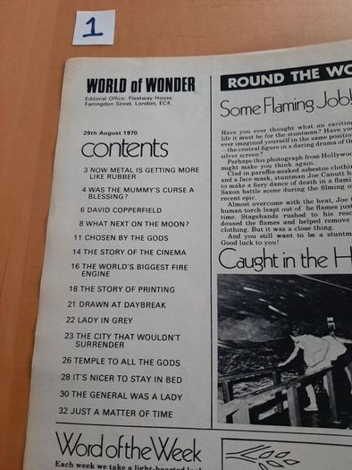 'World of Wonder' 1970s issues