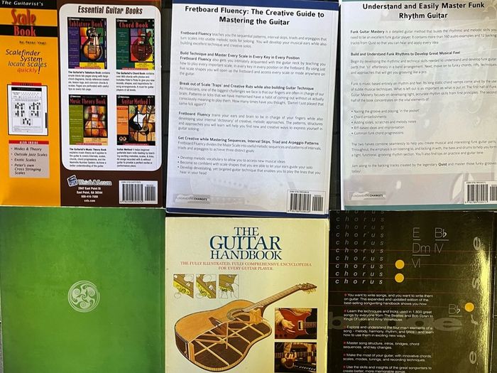 Guitar books sheet music