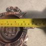 New York City Ashtray Statue of Liberty, World Trade Center, Empire State metal and copper effect could used as wall hanging decor. is 6 inches Image 4