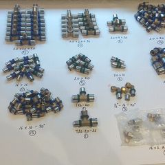 Plumbing fittings multylayer press fit building materials