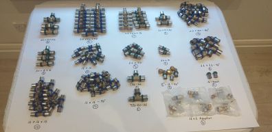 Plumbing fittings multylayer press fit building materials