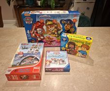 Collection of Jigsaws and Memory games