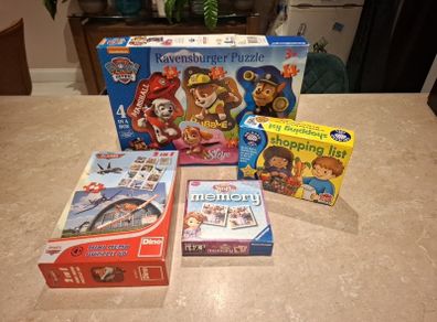 Collection of Jigsaws and Memory games