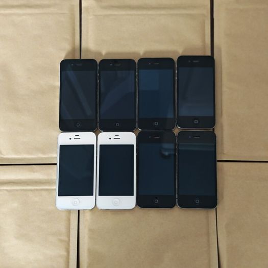 Job Lot of 8x Apple iPhone 4 / 4s - Clean Screens - Spares & Repairs