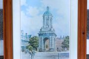 COLIN GIBSON Trinity College Print Framed  30 euro