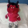 vintage Fred the red mascot for Manchester United 1997/1998 with tags Image 3