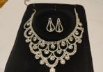 crystal necklace set