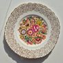 Vintage English Bone China Tea Set 22k Gold Chintz Pink Floral 6pc Image 3