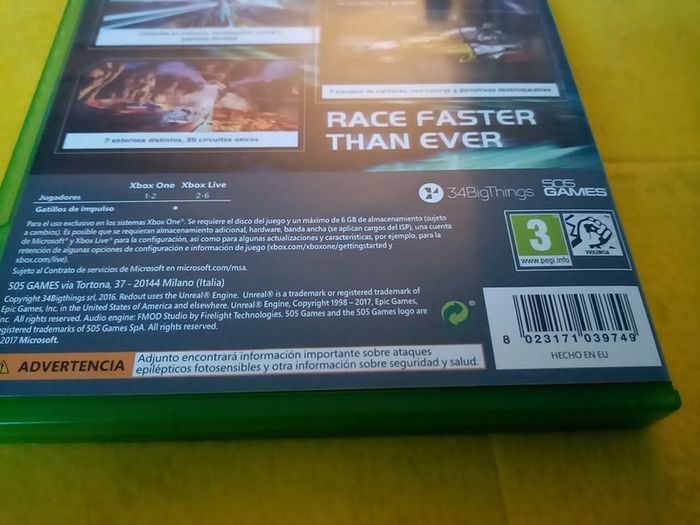 Redout Xbox one